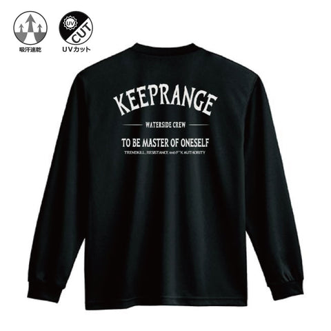 KEEPRANGE BACKCREST  DRY L/S T-shirt 【KDRT23_001】