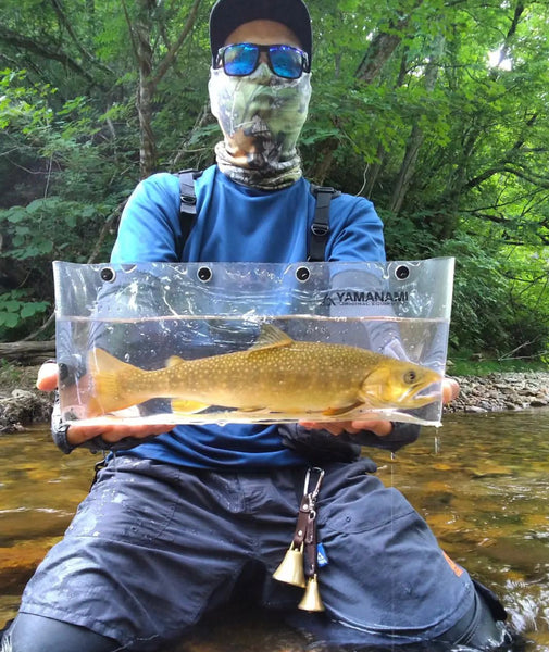 "BESIDE THE MOUNTAIN STREAM" FISHING専用DRY T-shirt【KDT24_005】