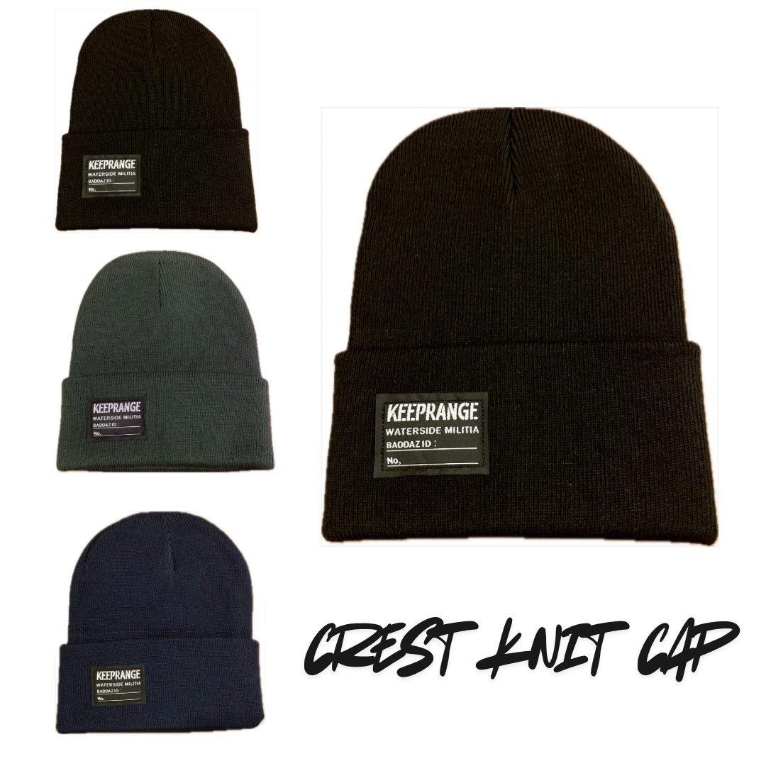 crest knit cap【KKC22_001】