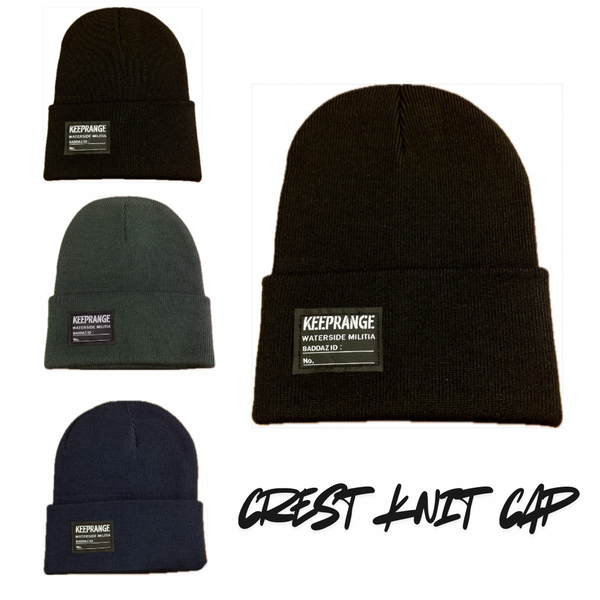 crest knit cap【KKC22_001】