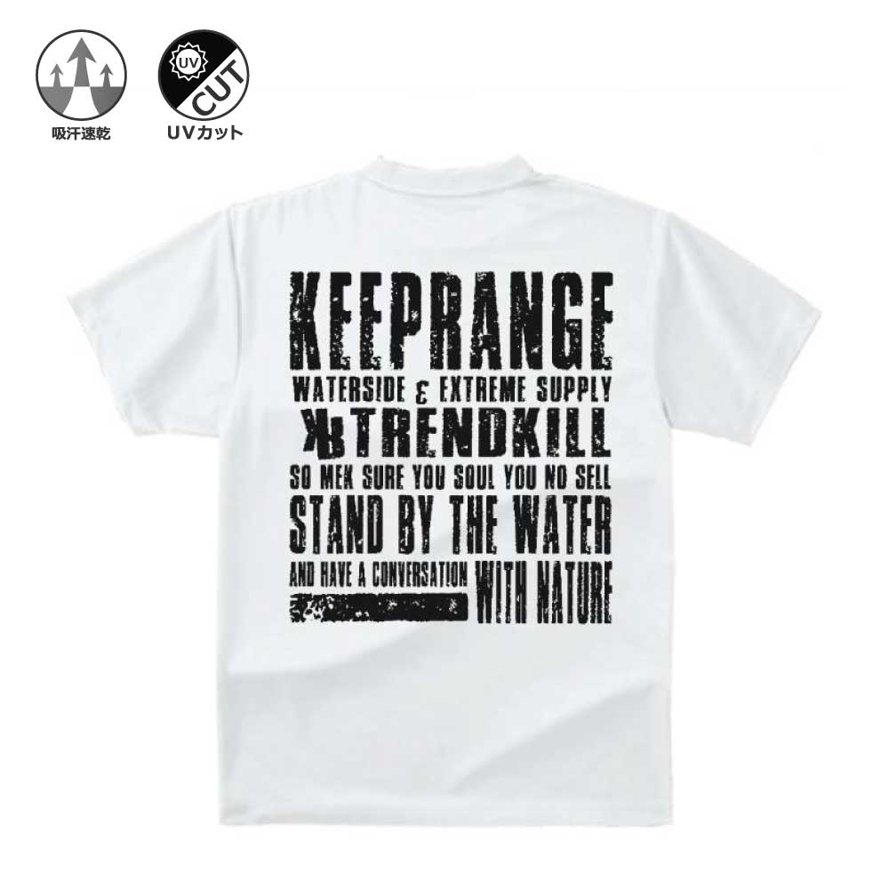 "STAND BY THE WATER"FISHING専用DRY T-shirt【KDT25_003】