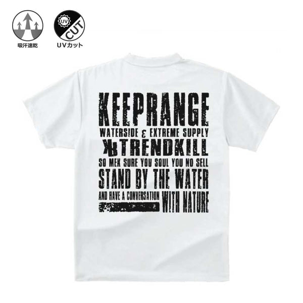 "STAND BY THE WATER"FISHING専用DRY T-shirt【KDT25_003】
